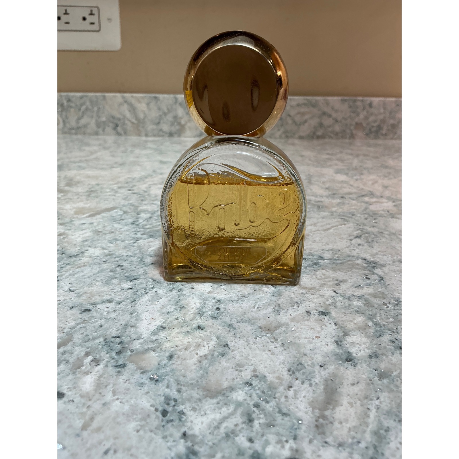 Faberge Cologne Babe 2 Oz Gold Cap Vintage Discontinued Splash 80 Full